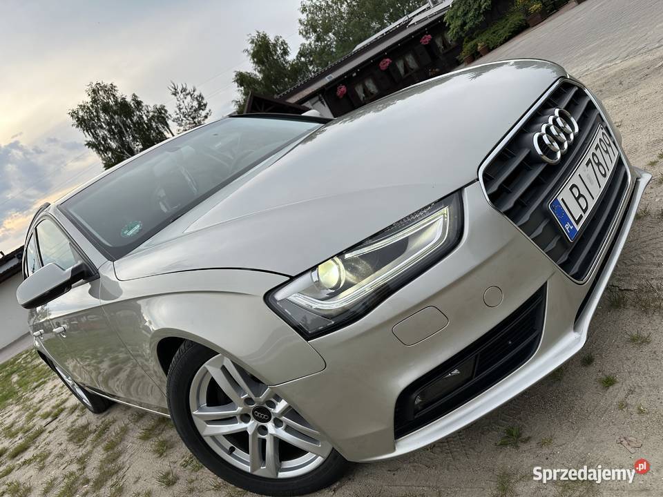 HIT AUDI A4 B8 2012 20 TDi 140 HP manual BiXenon Międzyrzec Podlaski