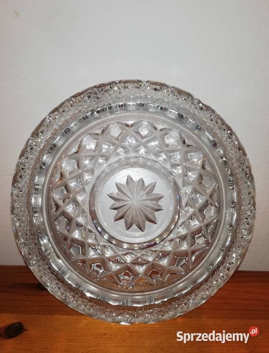 Stara kryształowa popielnica Warszawa