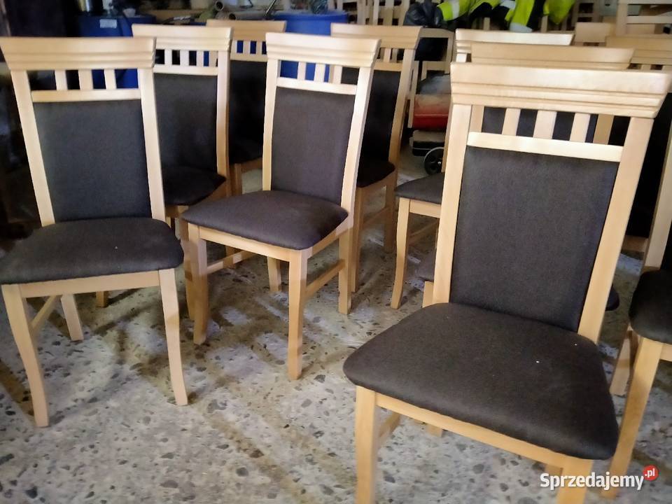 Piękne nowoczesne krzesła bukowe sprzedam