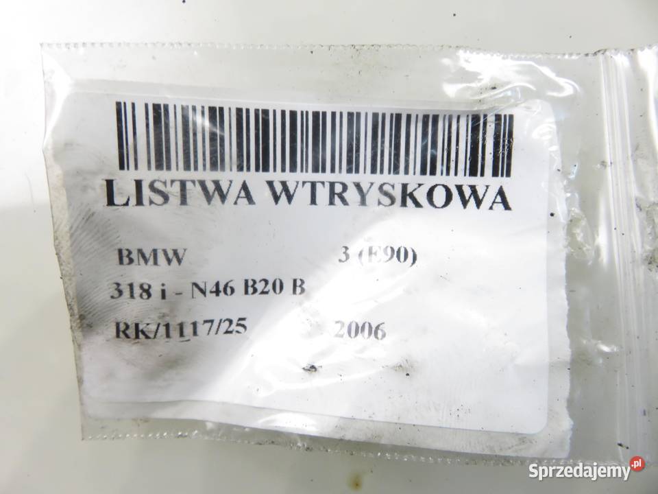 LISTWA WTRYSKOWA BMW E90 318 i 7530420 7526892 osobowe