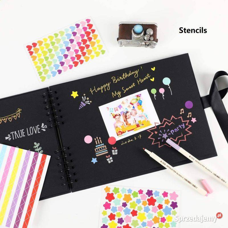 Album fotograficzny DIY do wklejania i pisania Zamość