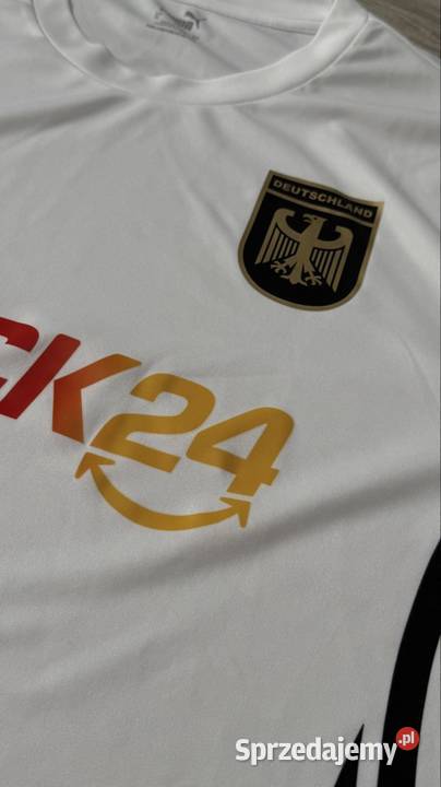 Biała koszulka Niemiec Check24 firmy Puma Bolesławiec