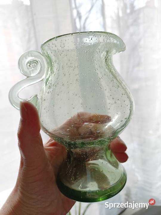 Dzbanuszek wazon Łysa Góra Porcelana i szkło Trzebinia