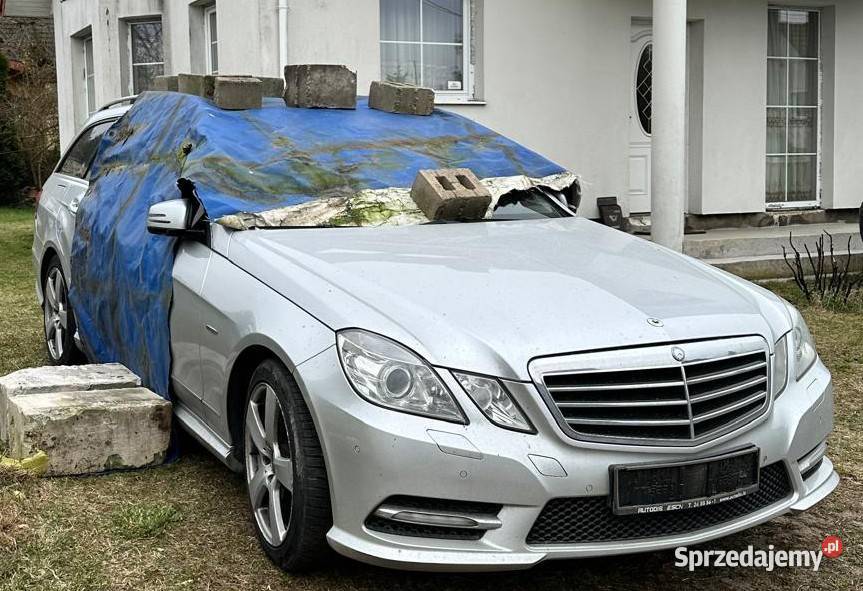 Mercedes Benz E350 AMG TDI 19 uszkodzony Szczecin