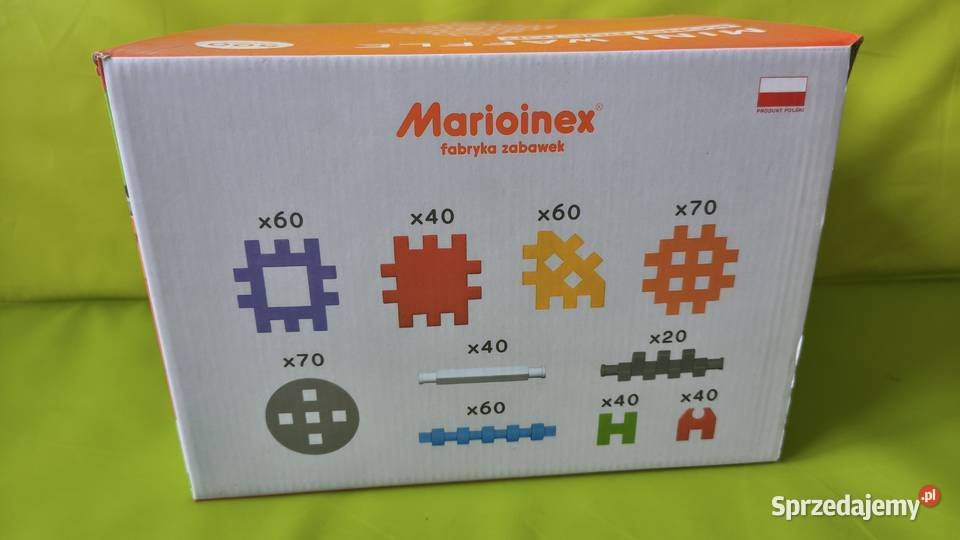 Mini Waffle Marioinex 500 sztuk Konstruktor Zduny