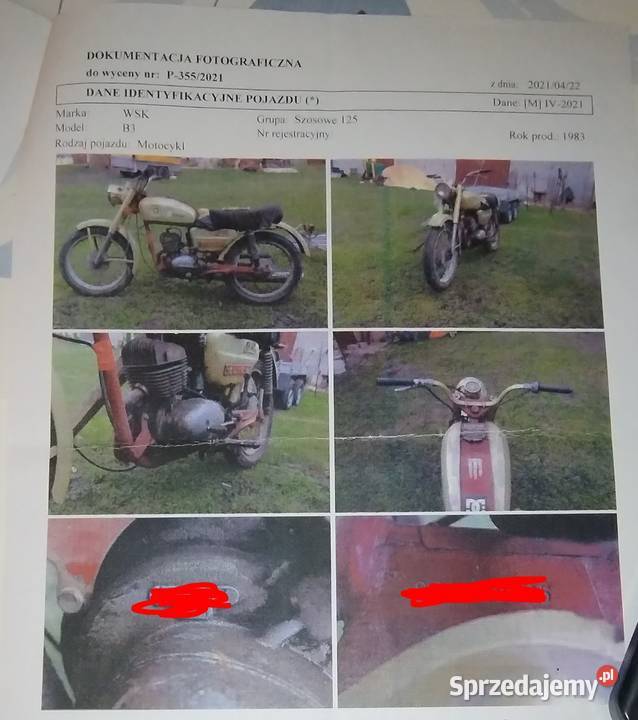 Wsk m06b3 125 k B zamiana 125 Rok produkcji 1983 Lublin sprzedam