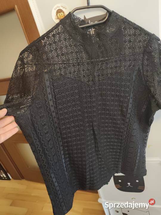 Elegancka koronkowa bluzka Pimkie czarna koronka Rozmiar 38(M) Kraków