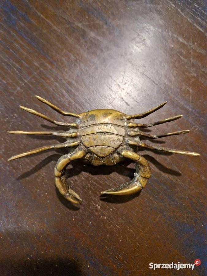 FIGURKA KRAB RZEŹBA FIGURA afrykańska z Agharta Lublin