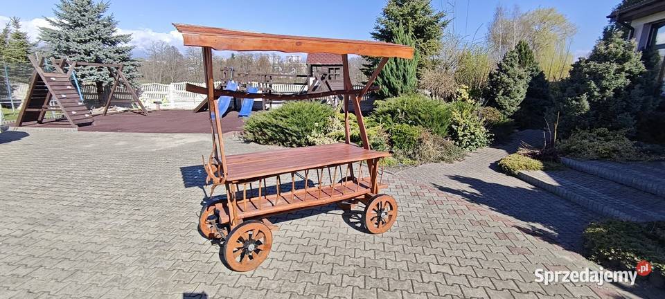 Wóz drewniany ogrodowy lubelskie