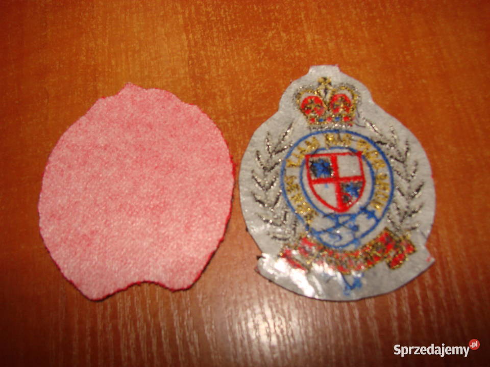 brytyjska naszywka wojskowa Pruszcz Gdański