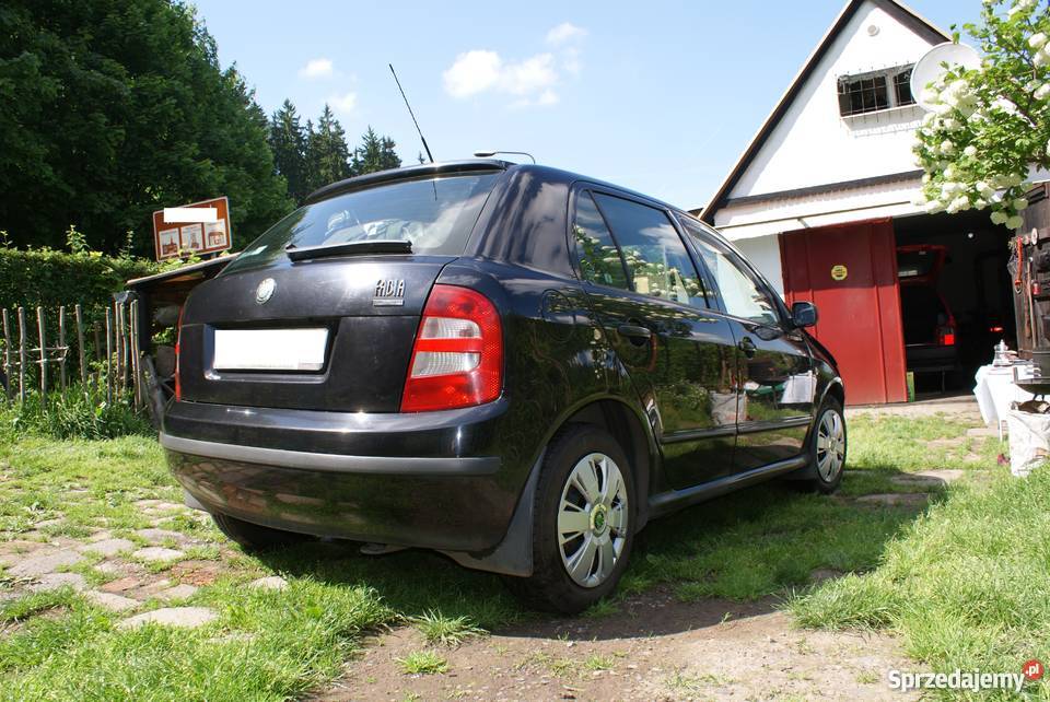 SKODA FABIA 14 CZARNA Hatchback Wałbrzych sprzedam