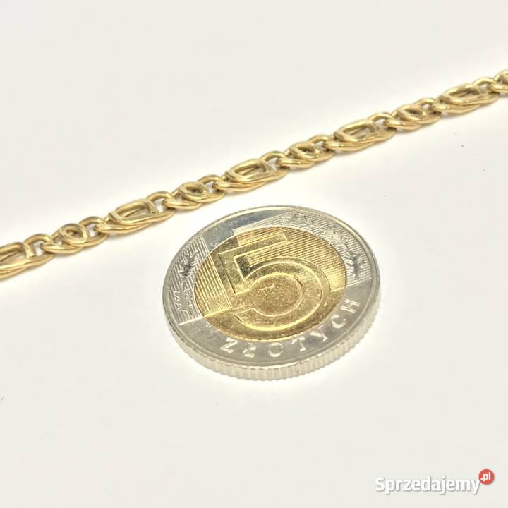 Złoty ŁAŃCUSZEK damski 750 18K cudowny splot Warszawa