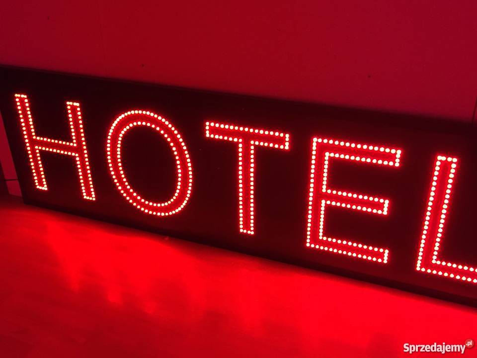 Reklama LED HOTEL 24h 260x50 Pomiechówek