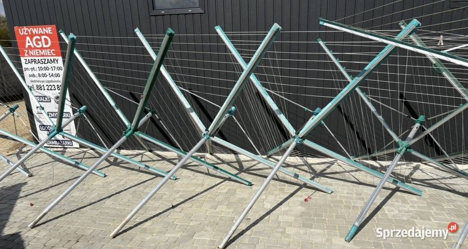 Suszarka do prania na zewnątrzAluminiumMega Ostrów Wielkopolski