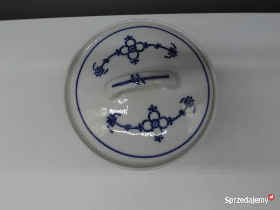 Porcelanowa cukiernica wzór słomkowy Jger Raszków