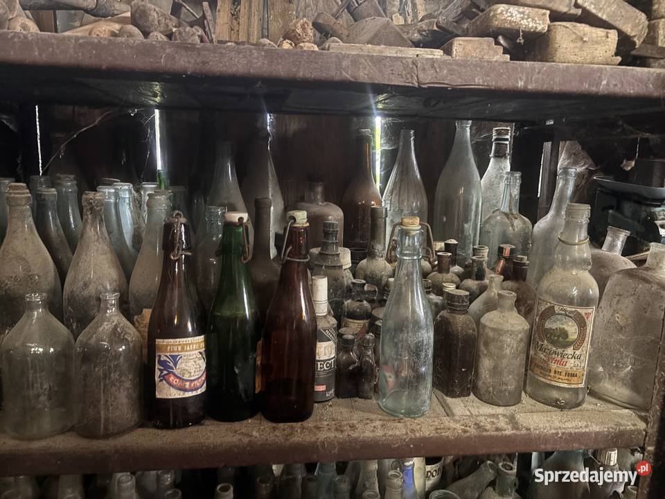 stara butelka alkocholu PRL winie wodce piwie podlaskie Kosianka-Trojanówka sprzedam