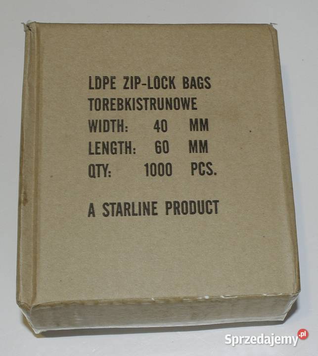 Torebki strunowe woreczki strunowe 40x60 mm 1000