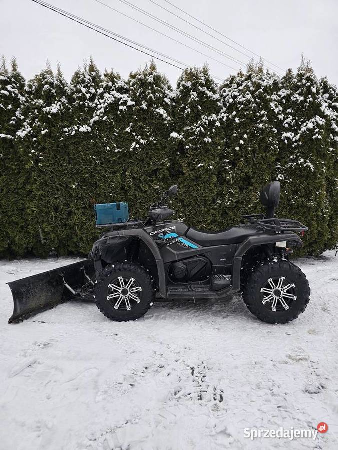Quad CF MOTO 520L ZAREJESTROWANY PŁUG ŚNIEŻNY Rok produkcji 2020 Zwoleń