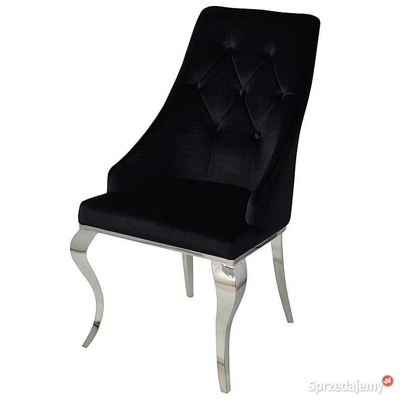 Krzesła glamour William Tapicerowane Pikowane Do jadalni
