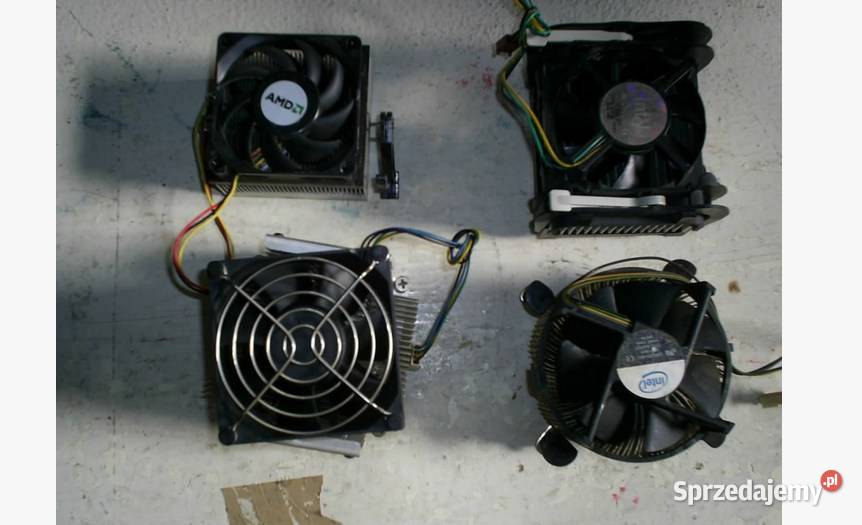 Chłodzenie procesora pc radiator wiatrak
