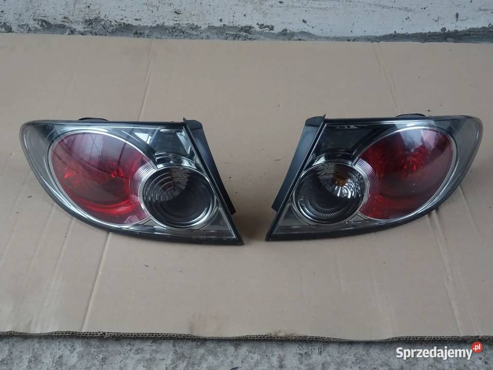 Lampy tylne w błotnik i w klapę do Mazdy 6