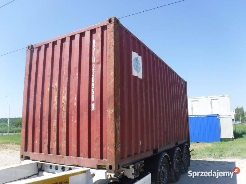 Kontener morski magazynowy 20 używany 6 m pomorskie