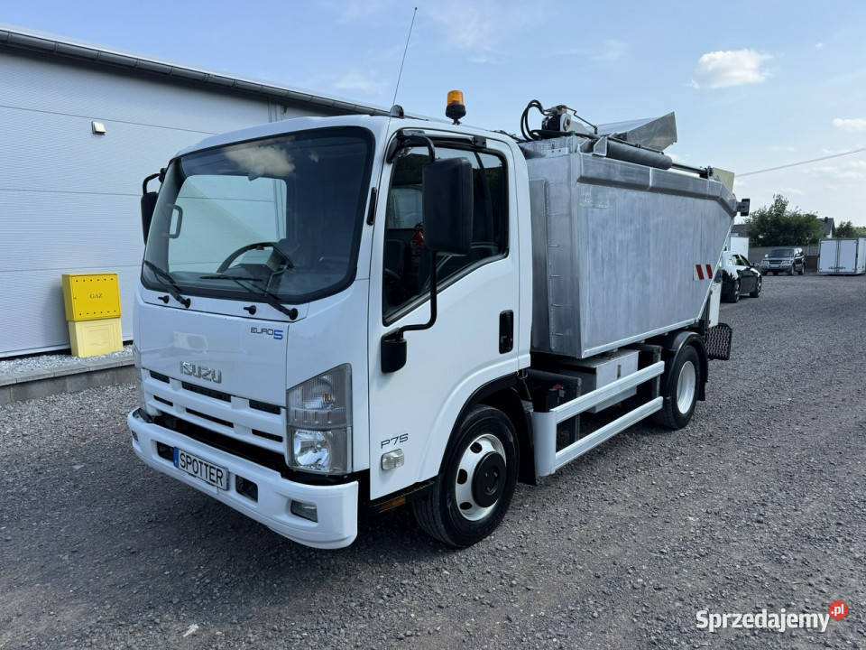 Isuzu P75 Śmieciarka DMC 75t E5 EEV Klima 3Osoby Samochody ciężarowe Opoczno sprzedam