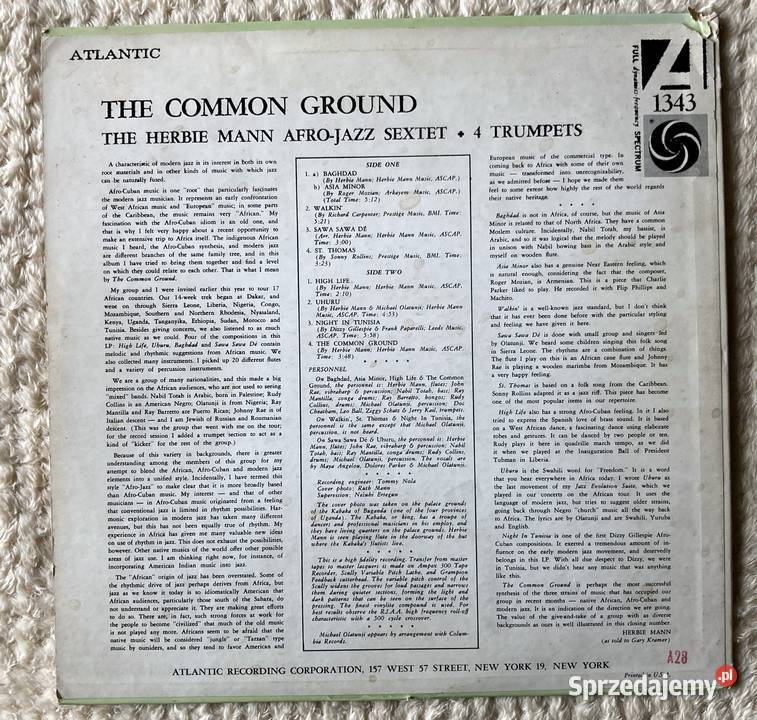 The Herbie Mann AfroJazz Sextet Four Trumpets Szczecin