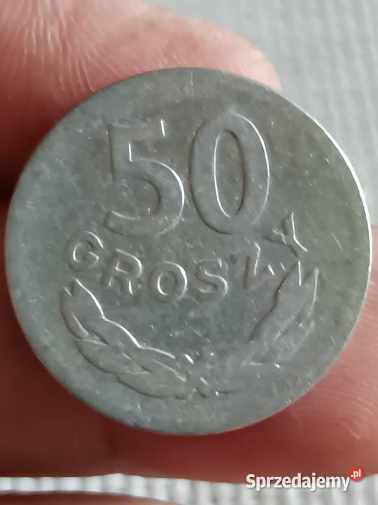 Sprzedam monete 50 gr 1949 r mala skretka Numizmatyka