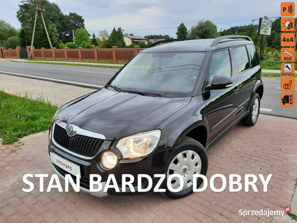 koda Yeti 4x4 KLIMA 2 Właściciel Serwis ASO TUV kurtyny powietrzne Żyrardów