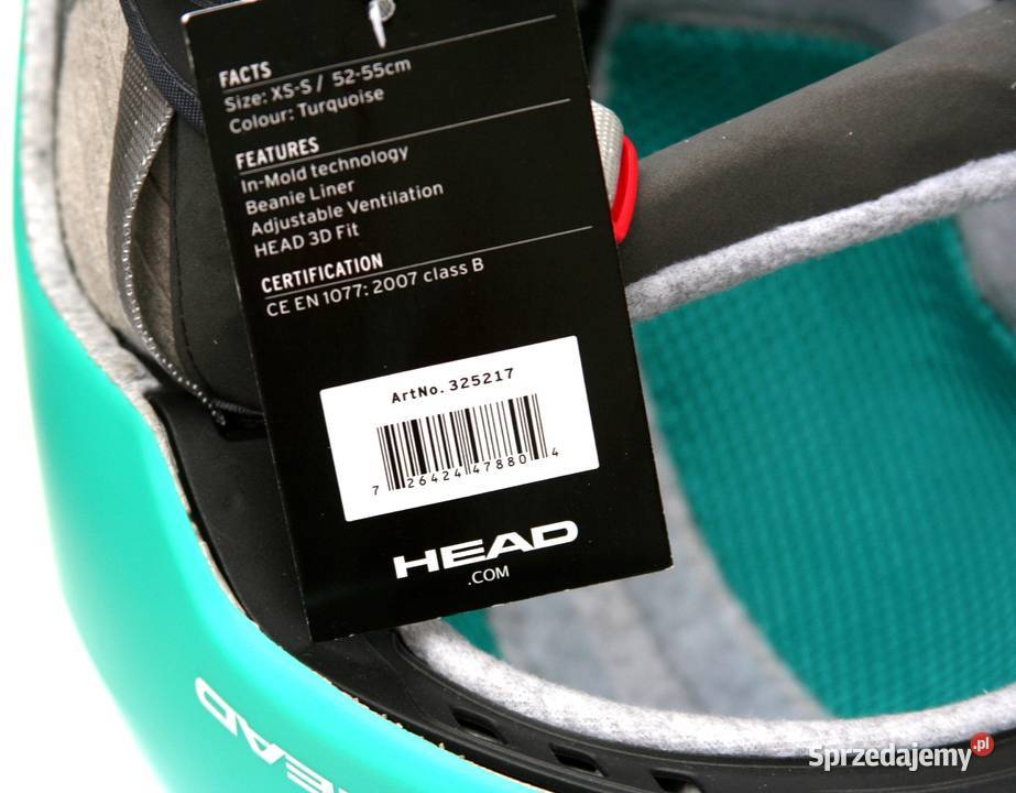 Kask narciarski damski HEAD Vanda Turquise XS S Narty Szczerbice