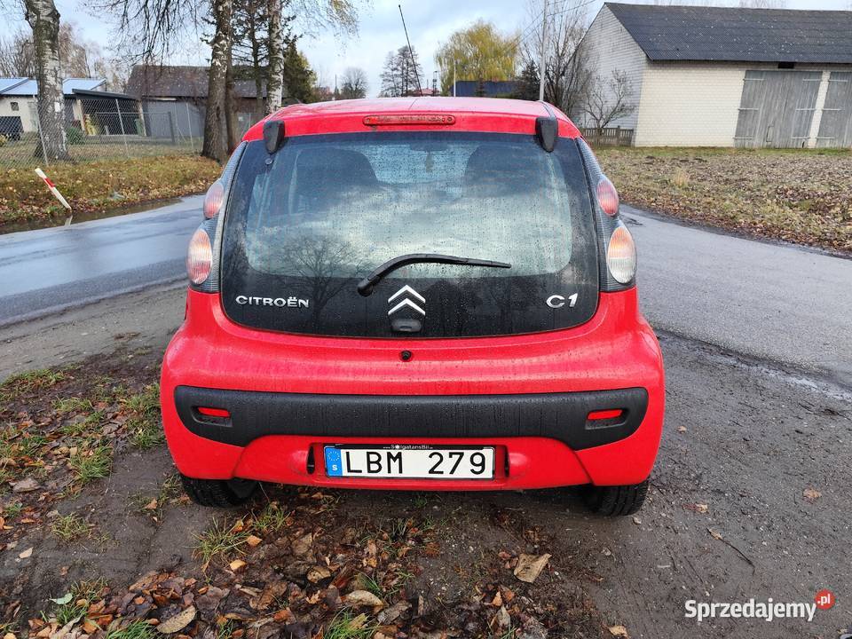 Citroen C1 z klimą i elektryką wspomaganie kierownicy Sieradz