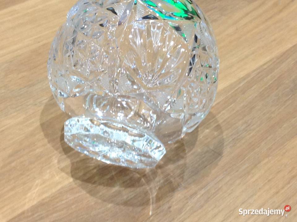Wazon Wazonik Kryształowy Kula Vintage lubuskie Nowa Sól