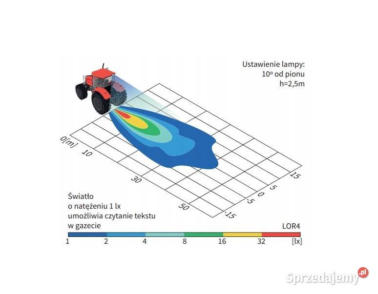 LAMPA ROBOCZA H3 OWALNA 104X120 złącze AMP lubelskie Ostrów Lubelski