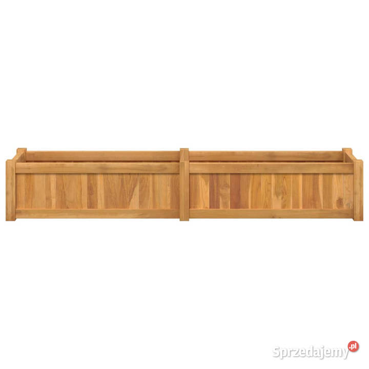Podwyższona rabata 150x30x25 lite drewno tekowe mazowieckie Warszawa