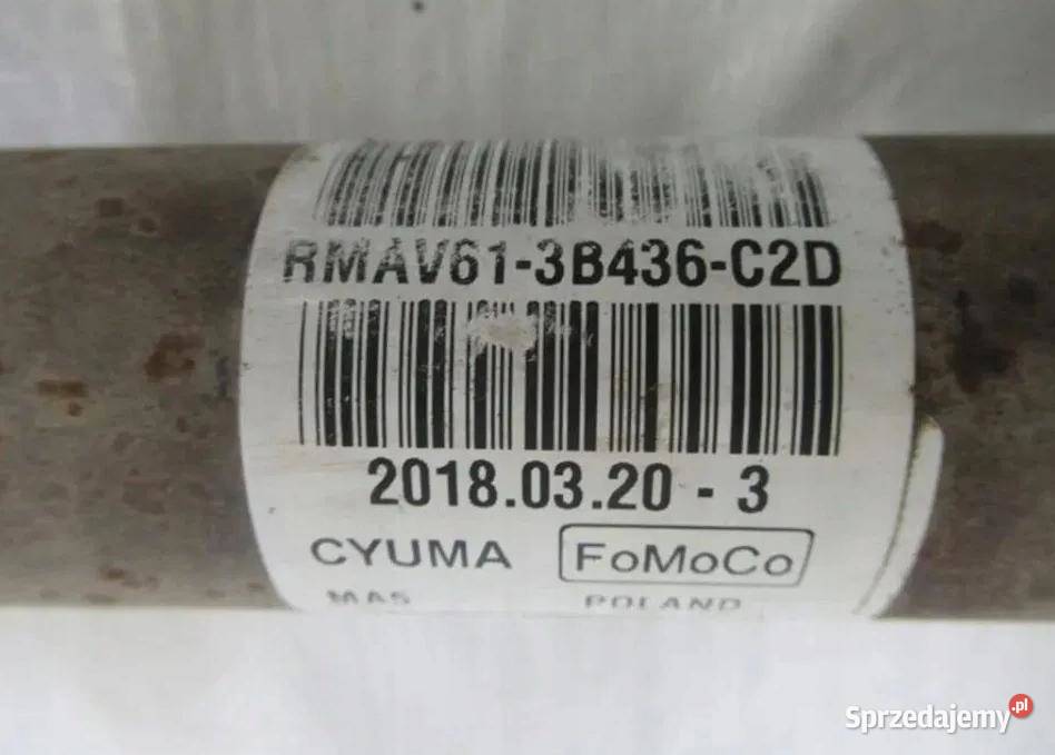 FORD FOCUS MK3 16 TDCI PÓŁOŚ PRAWA DŁUGA kujawsko-pomorskie sprzedam