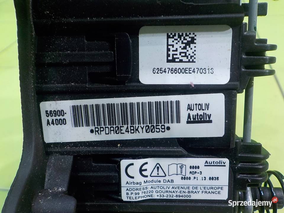 KIA CARENS IV 16 B 14r 5D AIRBAG poduszka mazowieckie