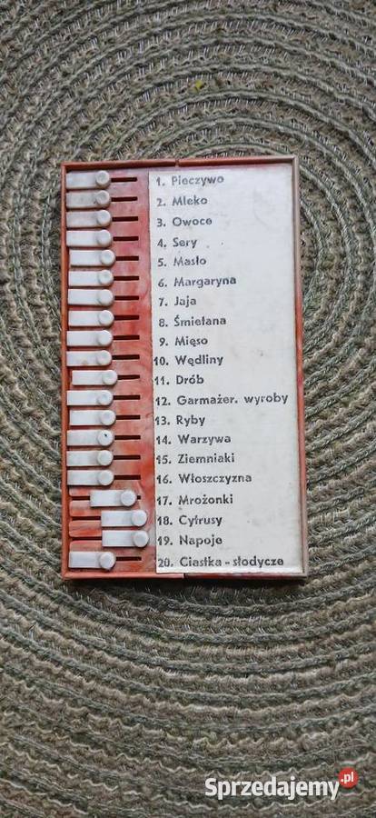 Lista zakupów VINTAGE Z PRL Kraków