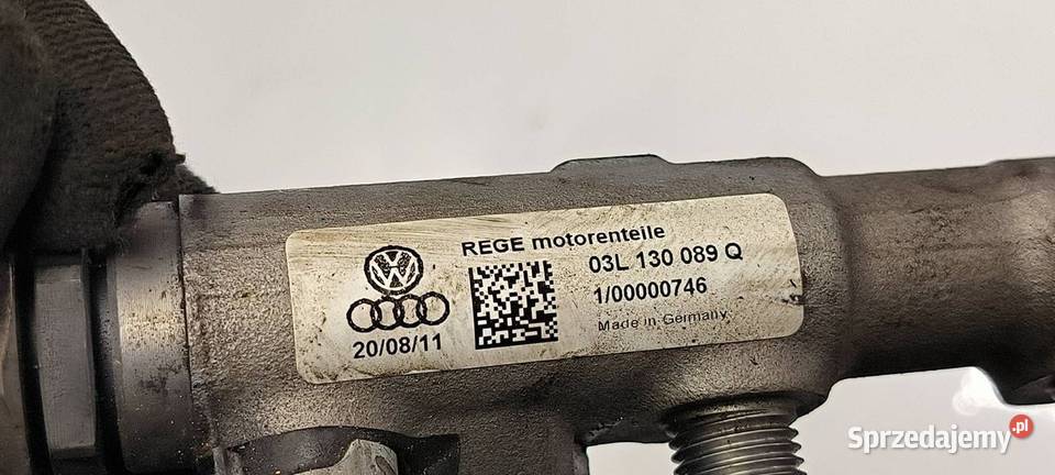 LISTWA WTRYSKOWA AUDI A6 C7 03L130089Q Pozostałe kujawsko-pomorskie Lipno sprzedam