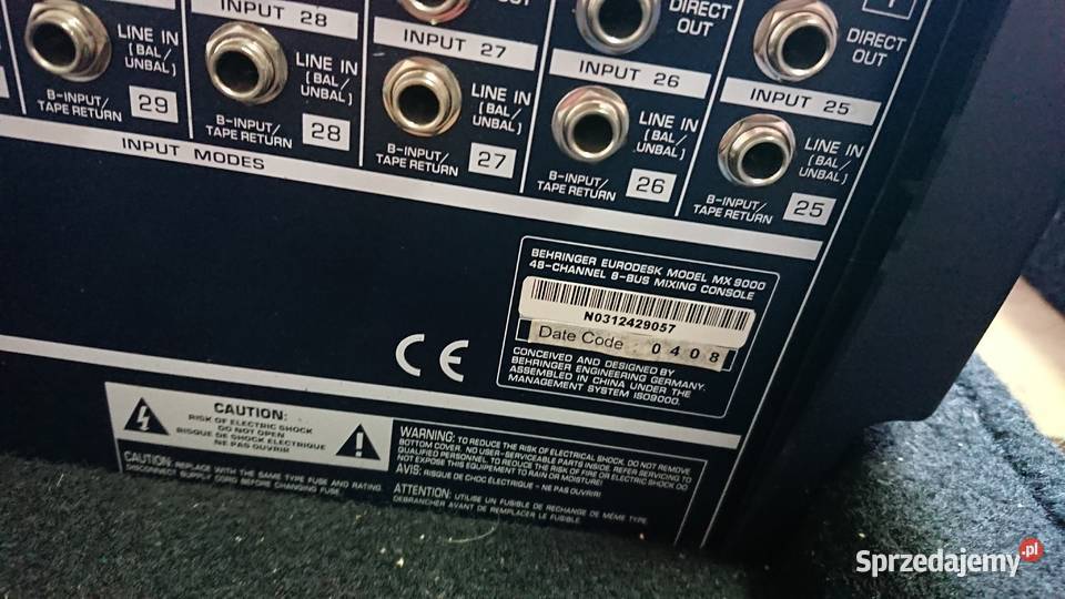 Mikser Behringer MX9000 Eurodesk stan idealny Wadowice sprzedam