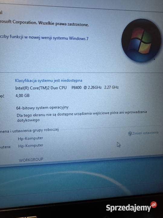 Hp elitebook 6930p C2D 4 gb 500 gb 14 mat dvd HP/Compaq Żory sprzedam