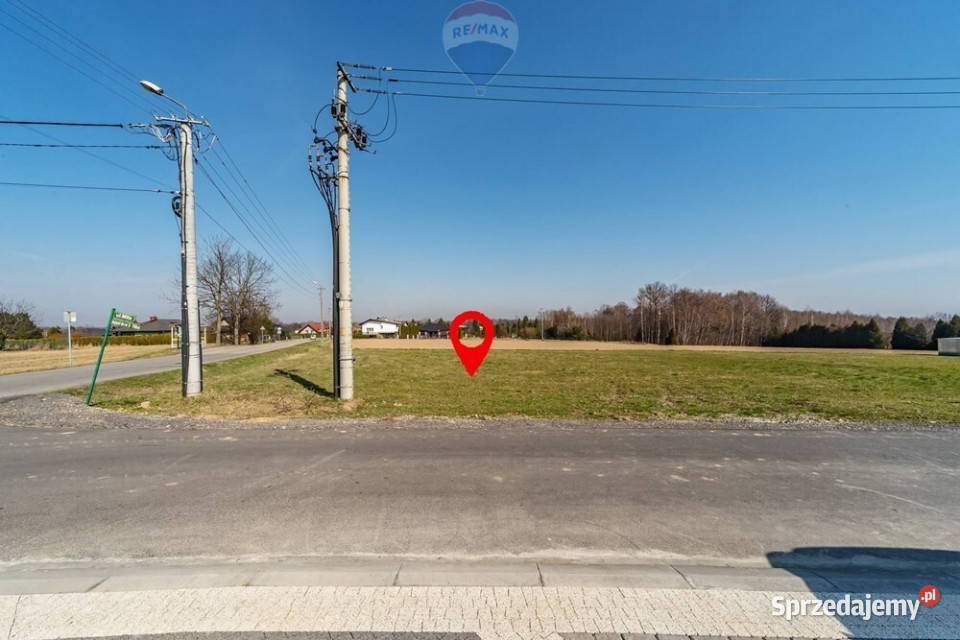 Działka budowlana ok 1206 m w Pisarzowicach asfalt Pisarzowice sprzedam