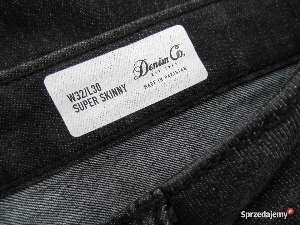męskie Spodnie 40 L grafitowe Denim Co Dębica