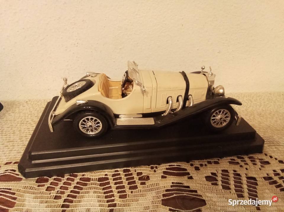 Mercedes Benz ssk burago 1928 Modelarstwo Warszawa