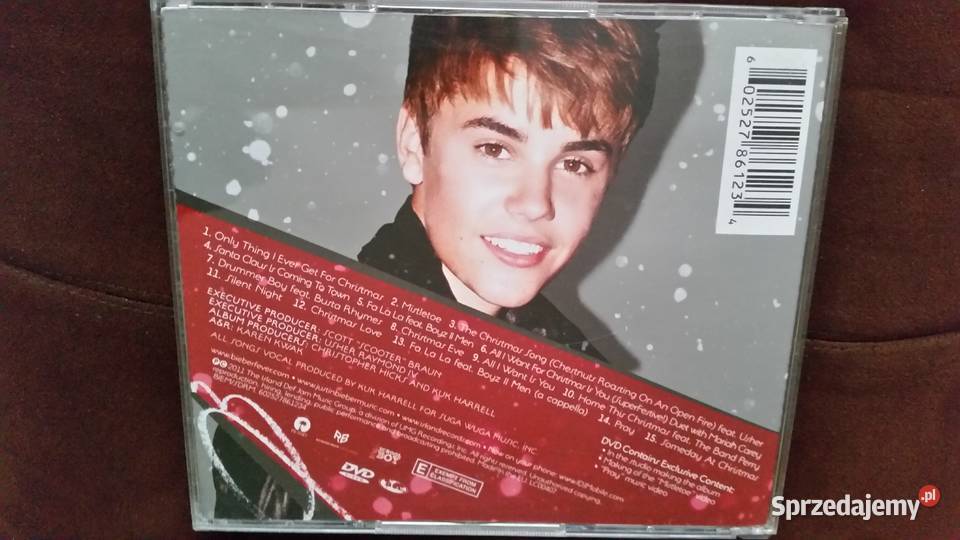 JUSTIN BIEBER Under the Mistletoe 2011 CDDVD Puławy