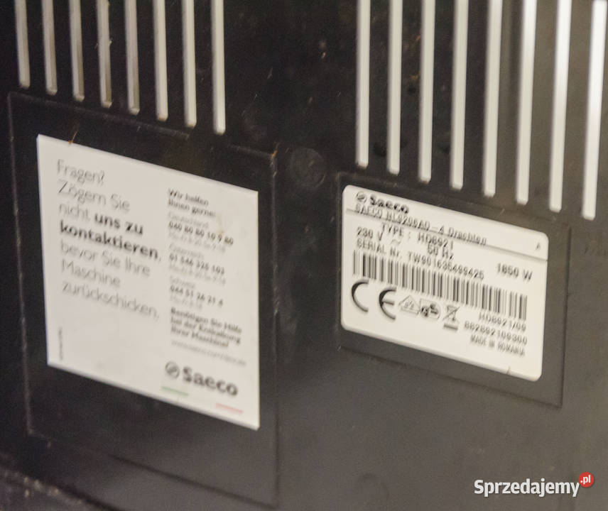 Ekspres do kawy Saeco Philips Incanto Deluxe Częstochowa sprzedam