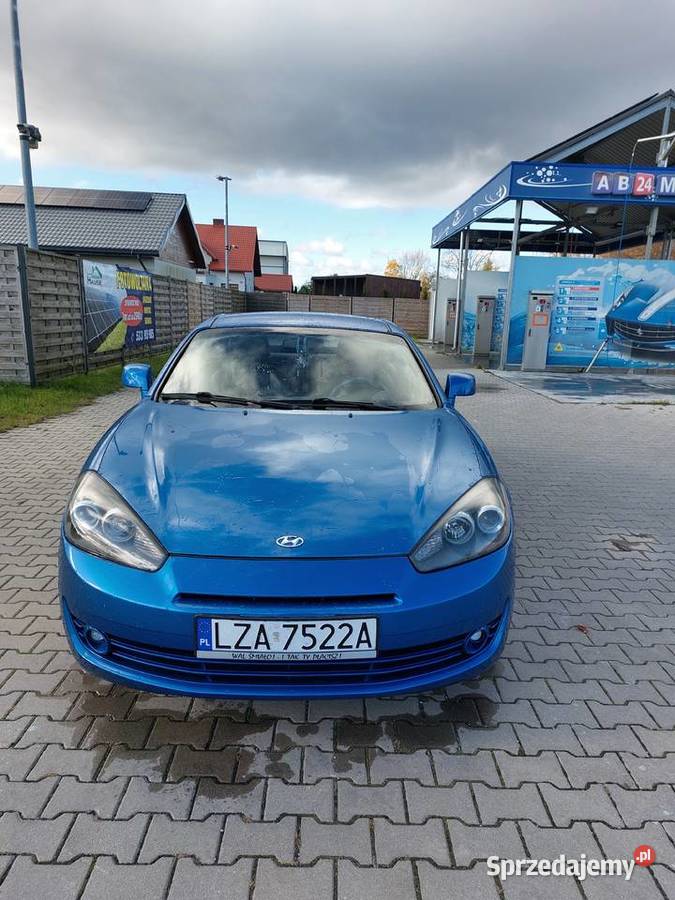 HYUNDAI COUPE 16 Benzyna 2007 niebieski Zamość