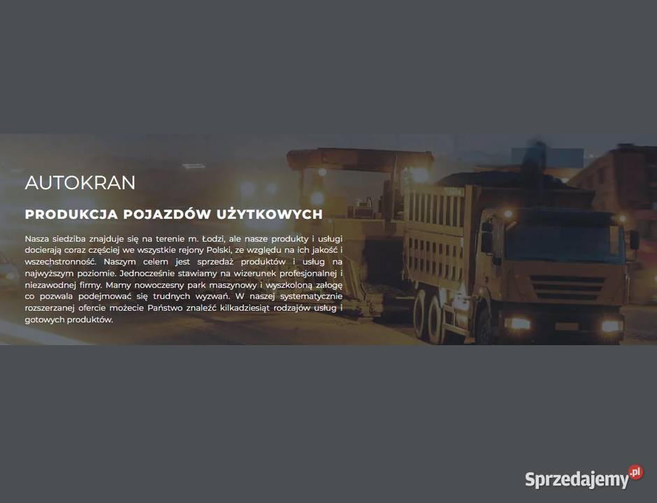 Zabudowy HDS zabudowa pojazdu HIAB montaż HDS Łódź