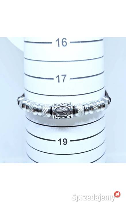BRANSOLETKA RUNA ALGIZ WYBÓR STAL 316L WIKINGÓW Katowice