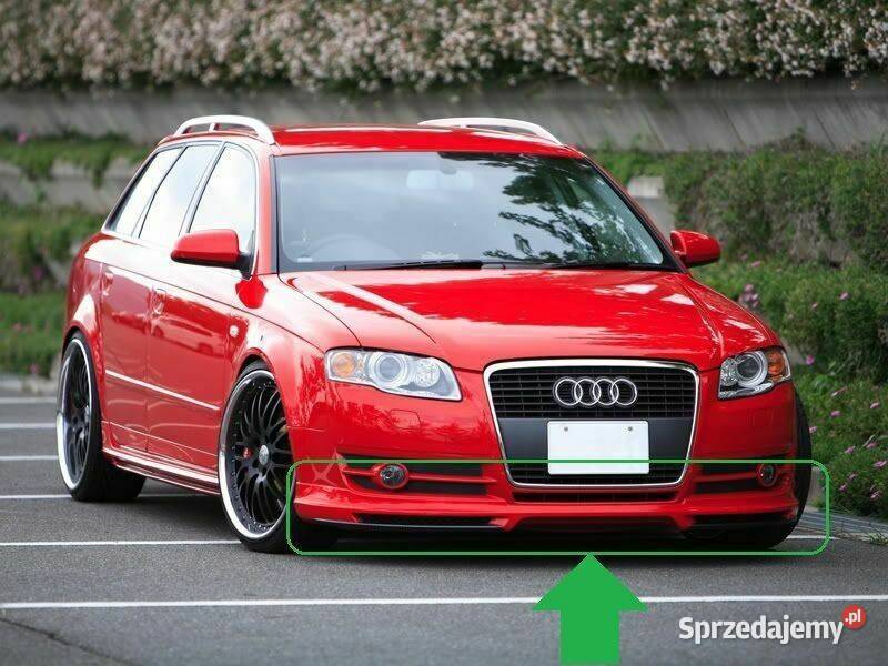 AUDI A4 B7 SPOILER ZDERZAKA SLINE SPOILER A4 B7 Otwock